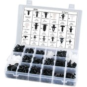 Resim 415 Adet Araba Tutucu Klipsleri Çeşitleri Araba Paneli Trim Plastik Bağlantı Elemanları Perçin Klipsleri Seti 