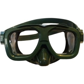 Resim Apnea Coast Mask Yeşil - Dalış Maskesi Siyah 