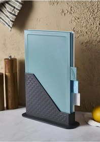 Resim Forest 4 Parça Standlı Kesme Tahtası Seti Çok Renkli 