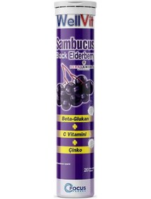 Resim Wellvit Karamürver Ekstresi Beta-glukan 20 Efervesan Tablet 