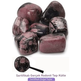 Resim Gerçek Rodonit Taşı Kütle 