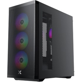 Resim Xigmatek EN46889 Osiris Siyah ODIN II 750W 4*12cm Z20F Fixed RGB Fan Mesh+Cam Panel E-ATX Gaming Oyu 