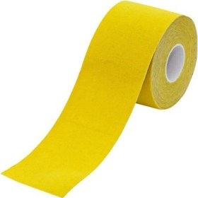 Resim Sarı Renk Premium Band Kinesio Band Sporcu Bandı 5cmx5m 