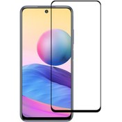 Resim Redmi Note 10 Full Glue 3D Kaplama Cam Ekran Koruyucu Siyah 