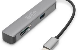 Resim Assmann DA-70891 Digitus Usb Tip C Docking Station, 5 Port (Usb-C™ Dock, 5 Port) 1 X Hdmı Port (Uhd Çözünürlük, 4K/30 Hz) 1 X Usb-C™ Port (Notebook Bağlamak İçin) 2 X Usb 3.0 Port 2 X Kart Okuyucu (Sd/Microsd) 