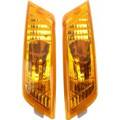 Resim Araba Amber Yan Işaret Göstergesi Amber LED Gündüz Işığı ile (Yurt Dışından) 