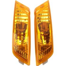 Resim Araba Amber Yan Işaret Göstergesi Amber LED Gündüz Işığı ile (Yurt Dışından) 