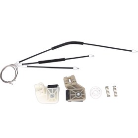 Resim Volkswagen Polo 2002-2009 4 Kapı Ön Sol Cam Kriko Tamir Takımı 