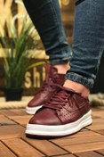 Resim Chekich Bordo Erkek Sneaker CH043 