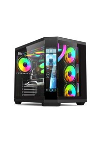 Resim Quantum Gaming Sirius Qt4000 Type-c 7xargb Fan 850w 11,8" Lcd Ekranlı Atx Gaming Kasa 