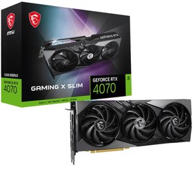 Resim MSI GAMING X SLIM RTX 4070 192 Bit GDDR6X 12 GB Ekran Kartı 