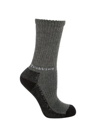 Resim Thermoform Trekking Extra Dolgulu, Darbe Emici Kışlık Unisex Çocuk Çorap Antrasit Renkli 
