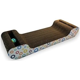 Resim Doğal Kedi Otlu Ve Zilli Tırmalama Kartonları, 3'lü Set 