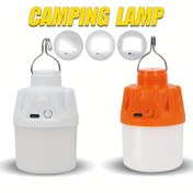 Resim 1 adet LiHangStar Açık Kamp Lambası - USB Şarj Edilebilir LED Çadır Işığı 3 Mod (Sıcak/Soğuk/Gündüz), Ayarlanabilir Parlaklık, Taşınabilir ile Taşıma saç tokası Acil Durumlar, Kamp, Balıkçılık, Yürüyüş, Yürüyüş Gereksinimleri, Şık Silindirik Tasarım, Dayanıklı Plastik Gövde 