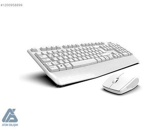 Resim Turbox Workeys Office USB Kablosuz 2.4ghz Beyaz Multimedya 