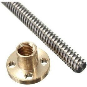 Resim 3D Yazıcı Vidalı Mil Somun 400Mm T10 10Mm 