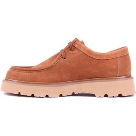 Resim Shoetle - Hakiki Süet Deri Taba Rengi Günlük Erkek Ayakkabı - 666-10-114-1461 Taba 