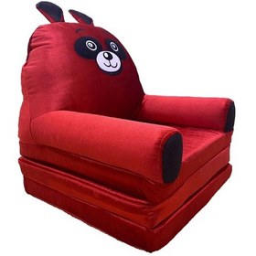 Resim Katlanabilir Bebek-Çocuk Koltuğu Sandalye Portatif Yatak Puf (542016006) Kırmızı 