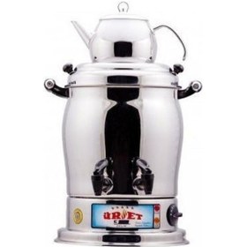 Resim Üret Çift Amaçlı 12 L Çay Semaveri Inox 