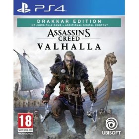 Resim Ubisoft Assassins Creed Valhalla Drakker Edition PS4 Oyun Macera Türü ile Genel Yaş İçin Eğlenceli Deneyim 