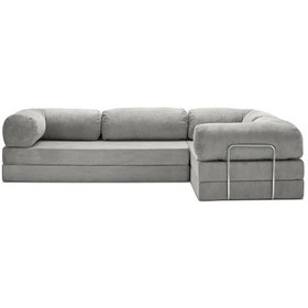 Resim Legom Modüler Koltuk Takımı L Koltuk Sünger Yatak Kanepe Gri 