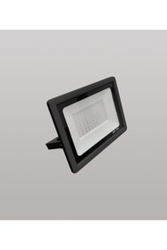 Resim Genel Markalar Siyah 50W 6000K LED Projektör, güçlü ve net görüntü sağlayan aydınlatma cihazı 