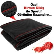 Resim Nissan Maxima 2000-2004 Direksiyon Kılıfı / Kırmızı Dikişli 2223 