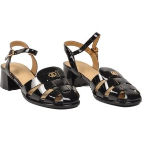 Resim Guja Siyah Özel Gün Topuklu Kadın Abiye Ayakkabı 26Y492 G 