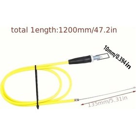 Resim Tongdashop Yamaha Ktm Honda Suzuki Dirt Bike 980mm Sarı Gaz Kablosu Dayanıklı 