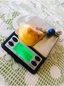 Resim Hasyılmaz Doğal Kaya Damla Kehribar Lapis Lazuli Taşlı Kolye Ucu 28,8 gram 