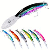 Resim 1 adet Bionic Minnow Balık Yemi - Tuzlu Su Balıkçılığı için 6.69 inç / 27g Sert Yem - Artan Yakalama Oranları için Gerçekçi Tasarım 