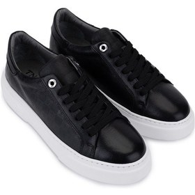 Resim Tamer Tanca Kadın Hakiki Deri Siyah Sneakers & Spor Ayakkabı 1145 502 Bn Ayk Y26 Sıyah 