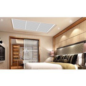 Resim Liar Dekor Liar Ahşap Seperatör (Paravan) - KSP-213 - (18 mm) - (85 cm x 210 cm) - (Beyaz) 