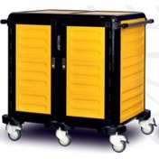 Resim Gastrolley İkili Gn Küvet Taşıma Arabası 75 (2 Yanı+ Arka Kapalı) 