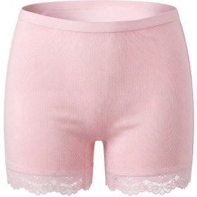 Resim tatlıcottonkids KIZ ÇOCUK RENKLİ DANTELLİ BOXER 6'LI PAKET (PAMUKLU) 