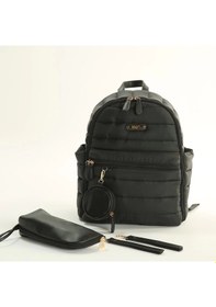 Resim M&y Puff Anne Bebek Bakım Sırt Çantası 7335 Siyah Siyah 