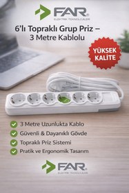Resim FAR 6’lı Grup Priz 