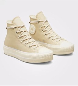 Resim Converse Chuck Taylor All Star Lift Kadın Krem Sneaker 