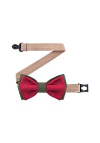 Resim Hapshoe Yeni Yıl Temalı Yeşil Kırmızı Çocuk Ve Bebek Papyonu Yeşil 