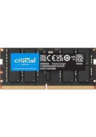 Resim Crucıal Ct16g64c52cs5, 16gb, 6400mhz, Ddr5, Cl52, Sodımm, Notebook Ram By Micron 