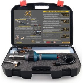 Resim Bemoold BM40 Plastik Kaynak Makinesi Tamir Seti (20 Paket Elektrot)- Bemoold 100 W Sıcak Zımba Plastik Tamir Seti-200 Adet Tel Zımba Dahil Siyah-Siyah 