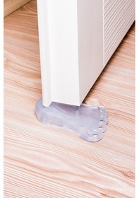 Resim Omak Deco Bella 2'Li Ayak Şekilli Kapı Stoperi Kapı Altı Tutacak 