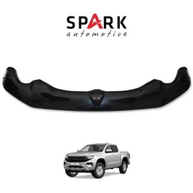 Resim Volkswagen Amarok 2023- Yılı Ve Sonrası Uyumlu Yarasa Kaput Rüzgarlığı Siyah 