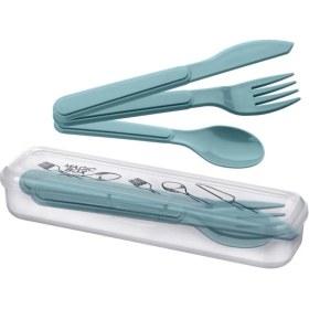 Resim Kendiliğinden Kutulu Hijjenik Plastik Piknik Tipi Çatal Kaşık Bıçak Seti 