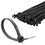 Resim Şahnet 3.6x150 Kablo Bağı Siyah - Cırt Kelepçe - Klips (100 Adet) 