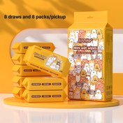 Resim Kompakt Taşınabilir Mini Nemli Mendiller - Günlük Kullanım, Kamp ve Seyahat için Ultra Yumuşak, Hızlı Kuruyan | Dokunmamış, Şarj Edilmemiş - Bonus Paketler ile 