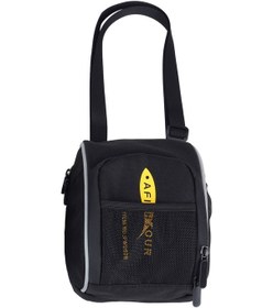 Resim Samdoo Afıshtour Fb2042 Bisiklet Ön Çantası 2l - Su Geçirmez 900d Oxford Kumaş, Günlük Kullanıma Uygun Çantası Siyah Sarı Logolu Çok Renkli 