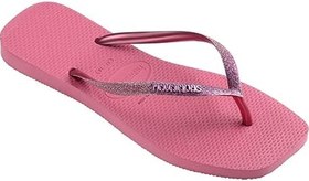 Resim Havaianas Kadın Kare Glitter Flip Flop Sandalet Gri 