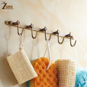 Resim Antika Banyo Mavi Ve Beyaz Porselen Aksesuarları Oyma Bakır Alaşım Donanım Seti Duvara Monte Banyo Donanım Seti | Banyo Donanım Setleri (Yurt Dışından) 