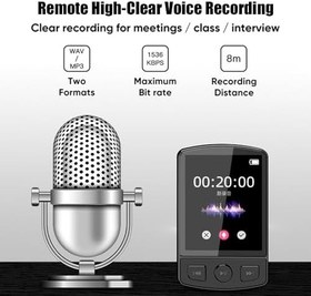 Resim BT5.0 Hoparlörlü Dijital Ekranlı Mp3 Çalar Taşınabilir Kayıplı Ses Öğrenci Çalar Taşınabilir Tasarım, Yüksek Netlikte Kayıt FM Radyo Kaydedicili Dijital Müzik Çalar E-kitap Siyah 32 GB 